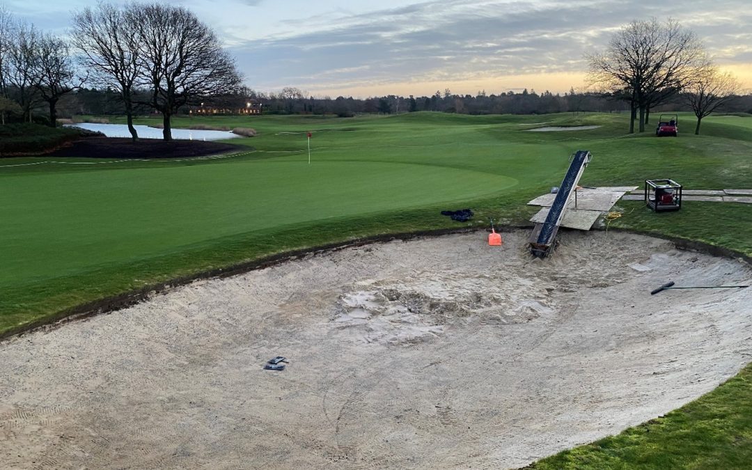 Greenside Bunker Sand Replacement